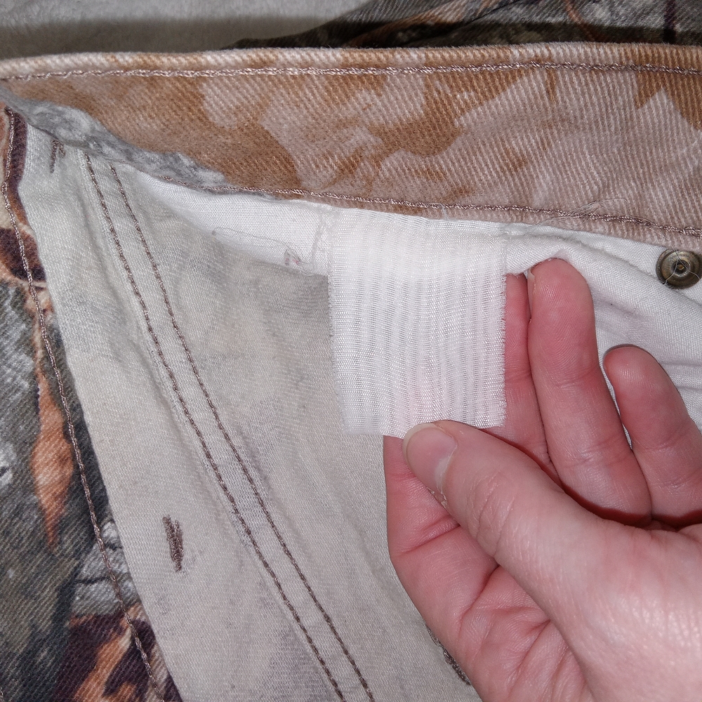 Wrangler Mossy Oak Fusion 3D Camo Jeans Mens 34x30 Double Knee Hunting 97GR1FS - Picture 6 of 11